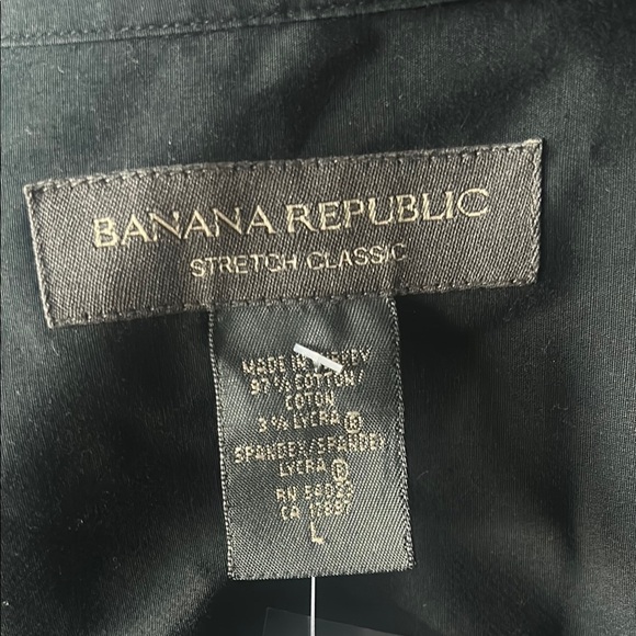 Banana Republic Black Lightweight Shirt Jacket Relaxed Fit - Picture 2 of 5